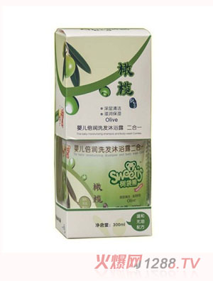 樹袋熊橄欖yinge倍潤洗發(fā)沐浴露二合一300ml