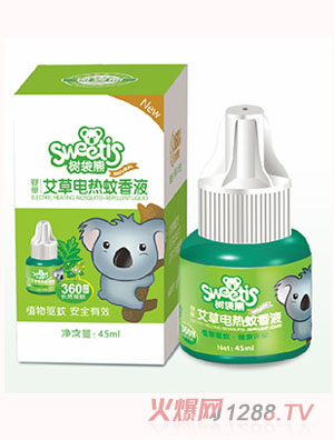 樹袋熊yinge艾草電熱蚊香液