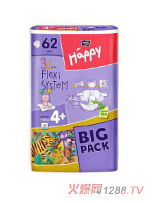 貝拉寶貝yingye紙尿褲4+號62片