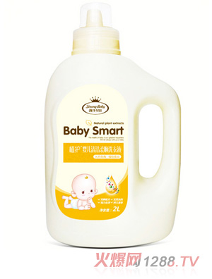 強(qiáng)牛貝比yinge清潔柔順洗衣液