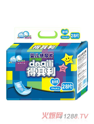 得其利28片加大碼yinge紙尿片