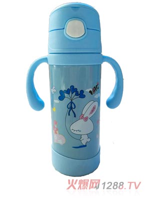 好樂嬰藍色水杯