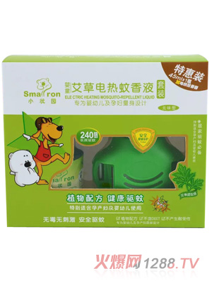 小狀園艾草電熱驅(qū)蚊液
