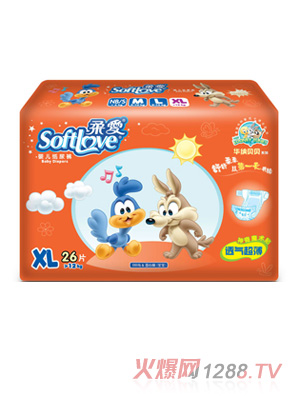柔愛華納貝貝超薄紙尿褲XL碼26片