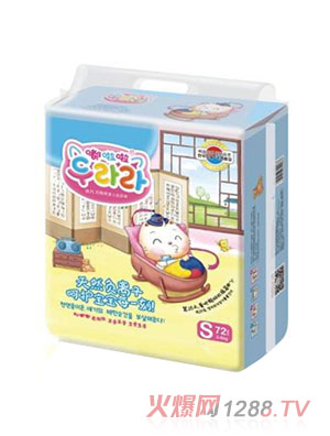 嘟啦啦負(fù)離子yinge紙尿褲S72片大包