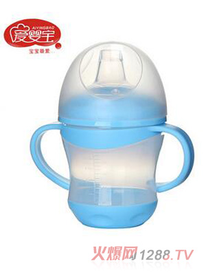 愛嬰寶母嬰用品 yingye軟嘴水杯 兒童鴨嘴式學(xué)飲杯160ml