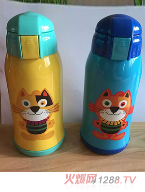 韓版卡通兒童保溫壺