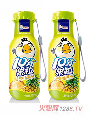 聰聰牛10分果粒菠蘿420ml