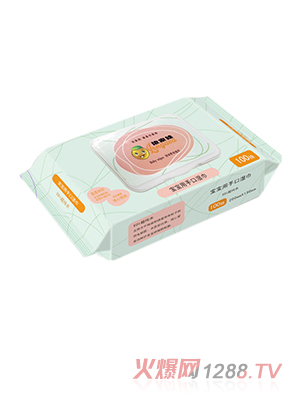 儂家娃yinge手口濕巾100抽