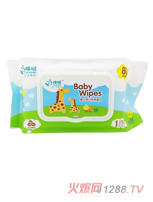 哆呵yinge手口濕巾（小鹿）80片