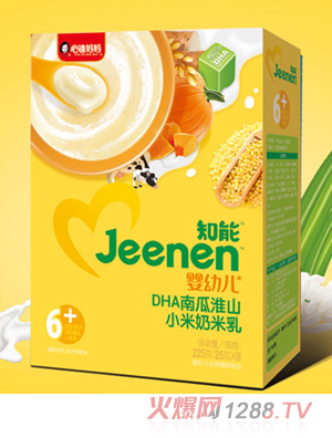 心迪媽媽知能yingyeDHA南瓜淮山小米奶米乳盒裝