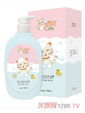 喵吖yinge洗發(fā)沐浴露200ml