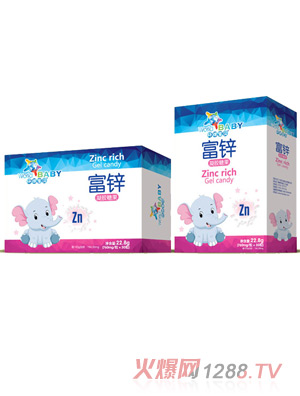 環(huán)球寶貝富鋅凝膠糖果