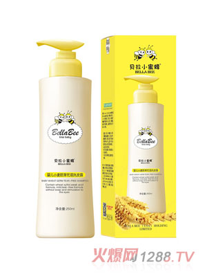 貝拉小蜜蜂yinge小麥胚芽無(wú)淚洗發(fā)露