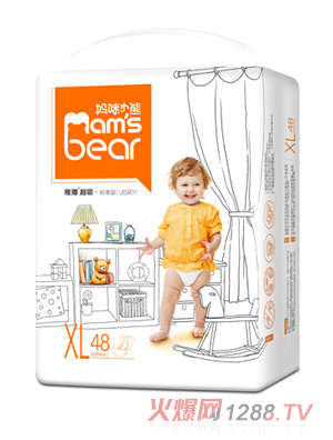 媽咪小熊yinge特惠極薄紙尿片XL48