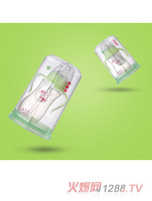 BENLE貝恩樂寬口徑帶純色手柄PPSU奶瓶300ML