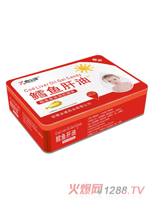 鑫全康鱈魚肝油凝膠糖果