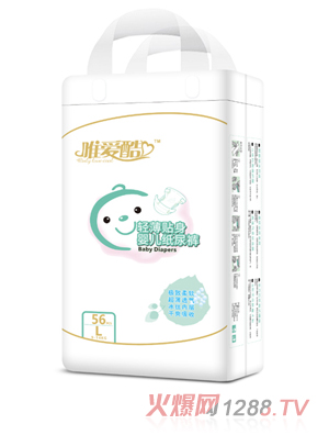 唯愛(ài)酷輕薄貼身yinge紙尿褲L