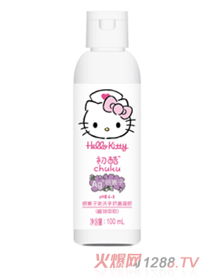 Hello Kitty初酷銀離子免洗手抗菌凝膠（植物萃?。?00ml