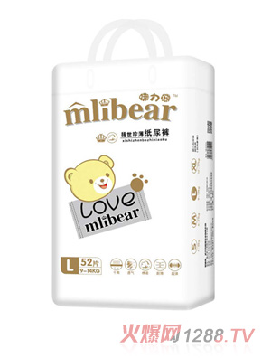 咪力熊紙尿褲l碼52片