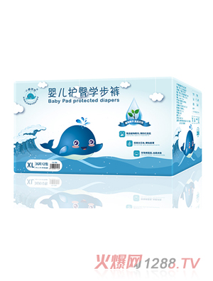 小鯨悠悠yinge護臀學步褲XL