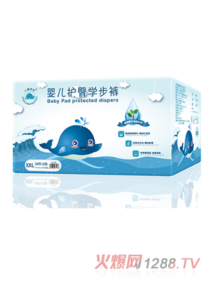 小鯨悠悠yinge護臀學步褲XXL