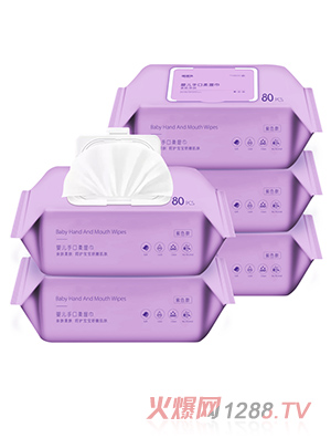 嘻嘻熊yinge手口柔濕巾80片