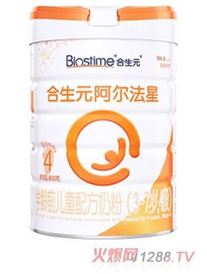合生元阿爾法星學(xué)齡前兒童配方奶粉（3-7歲，4段）