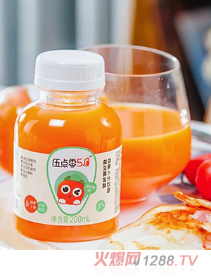 伍點零益生菌發(fā)酵胡蘿卜汁飲品