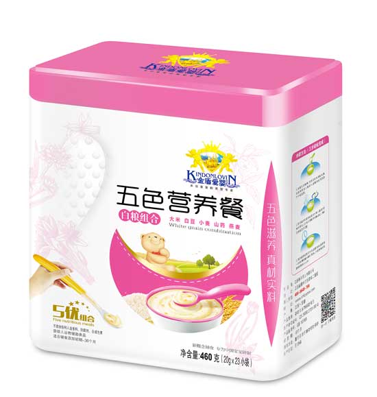 金盾愛(ài)嬰白糧組合五色營(yíng)養(yǎng)餐罐裝